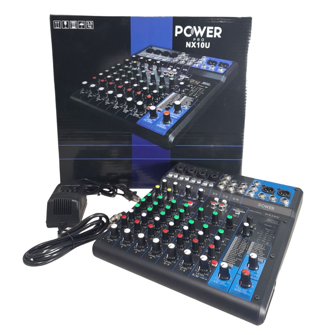 NX10U POWER PRO | Consola Análoga 10 Canales