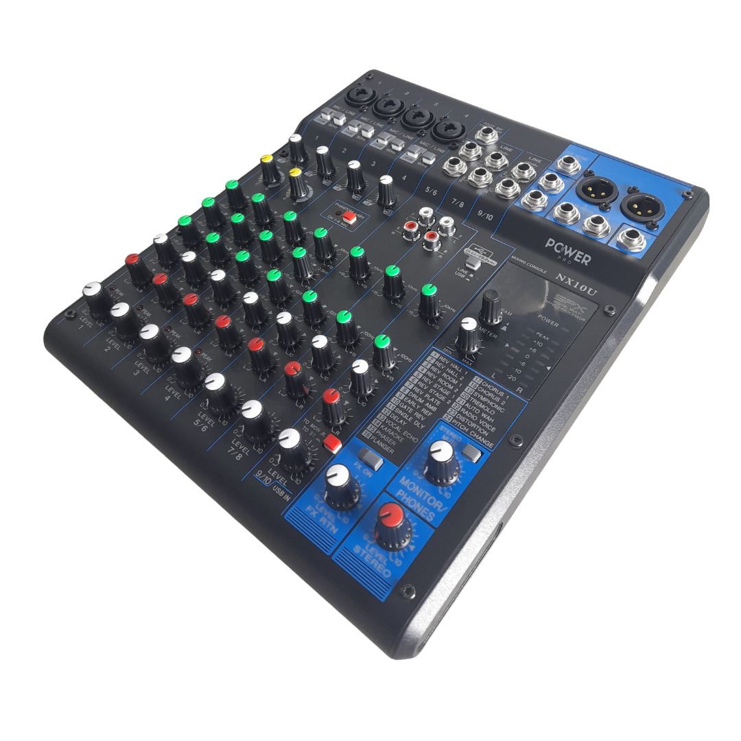 NX10U POWER PRO | Consola Análoga 10 Canales