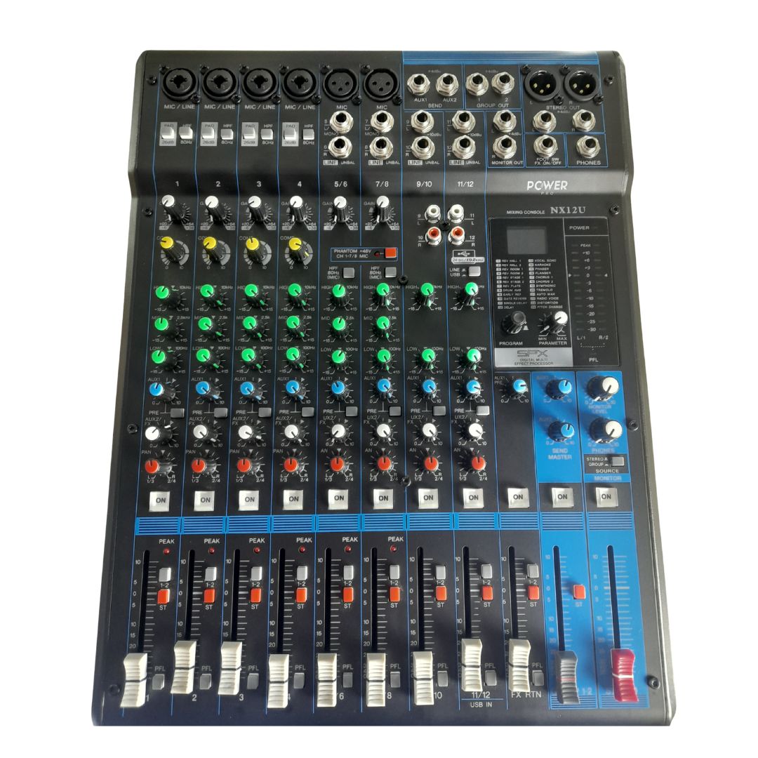 NX12U POWER PRO | Consola Análoga 12 Canales