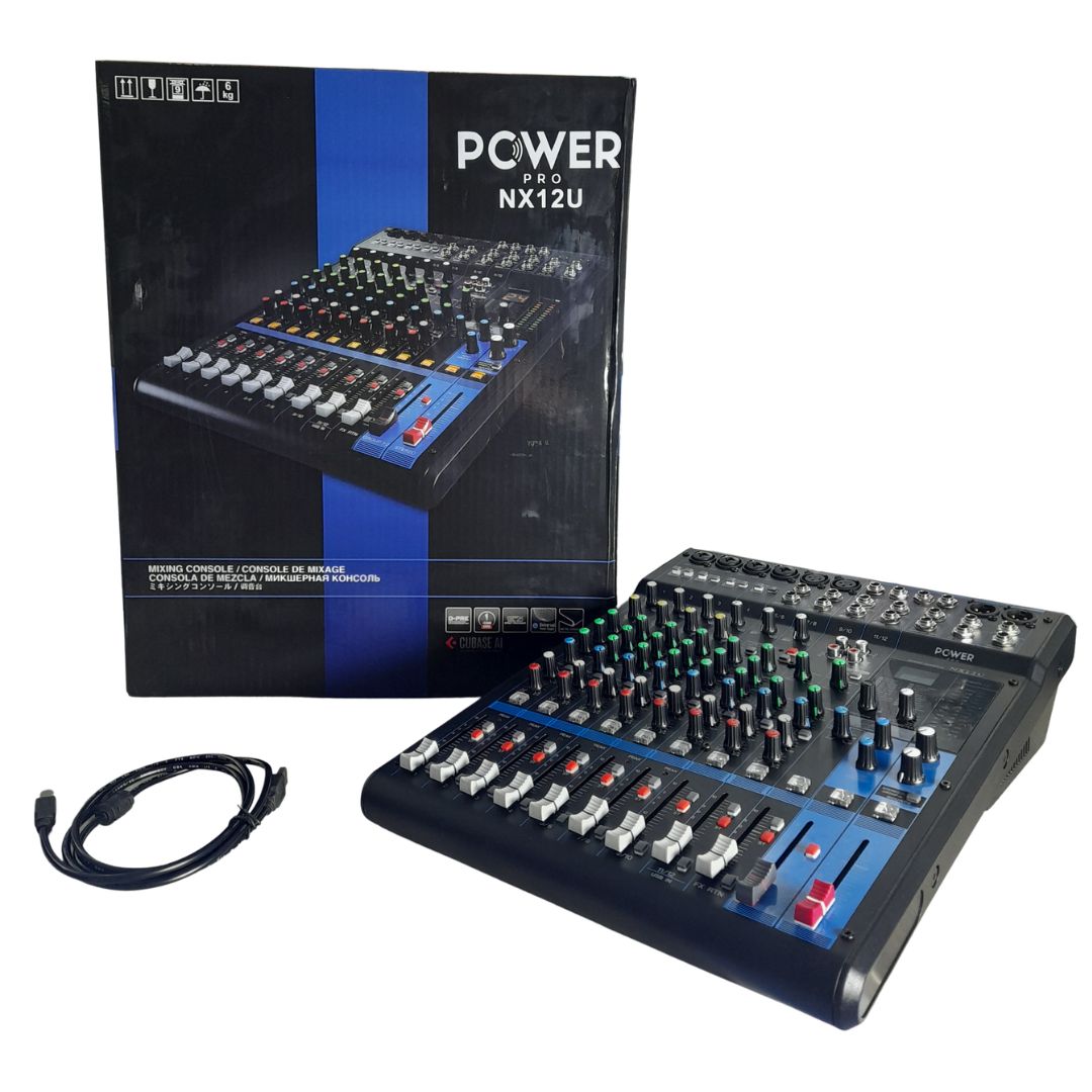 NX12U POWER PRO | Consola Análoga 12 Canales