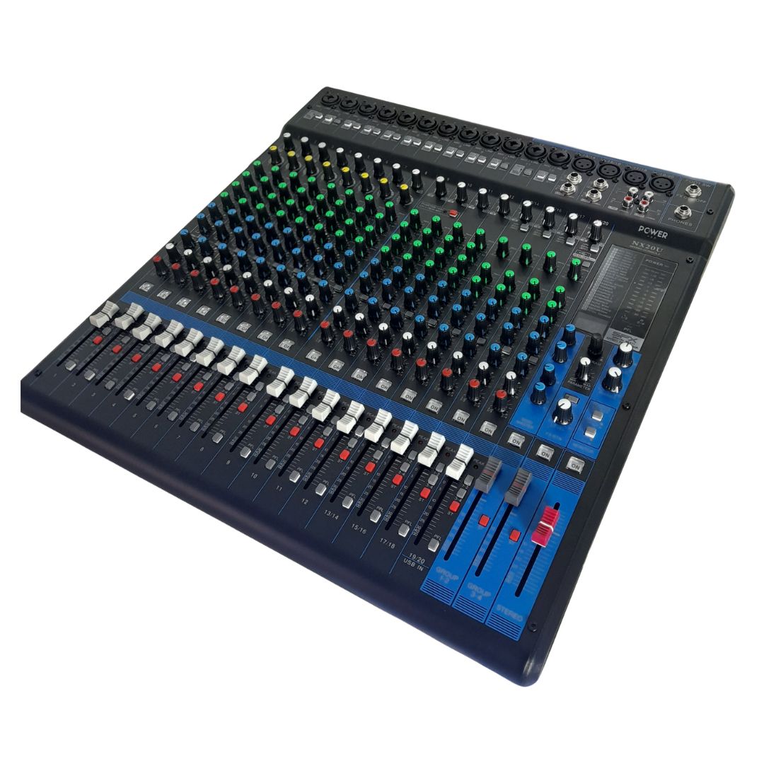 NX20U POWER PRO | Consola Análoga 20 Canales