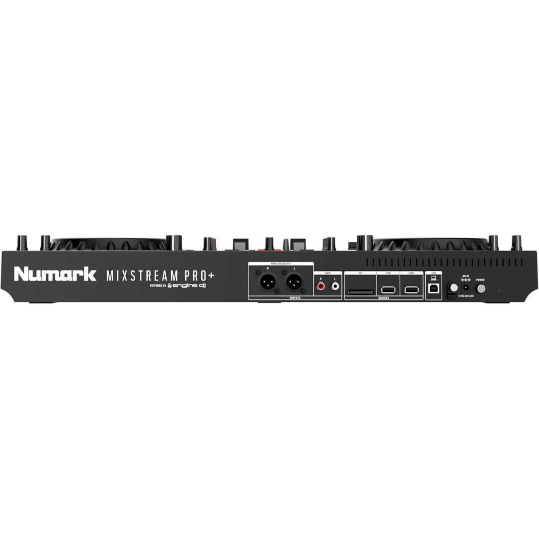 Numark MIXSTREAM PRO+ | Controlador DJ Autónomo con WiFi y Streaming Integrado