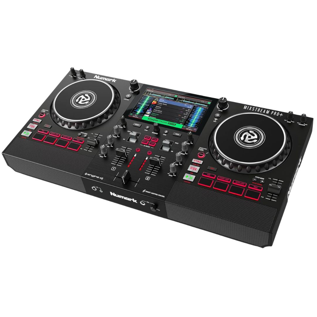 Numark MIXSTREAM PRO+ | Controlador DJ Autónomo con WiFi y Streaming Integrado