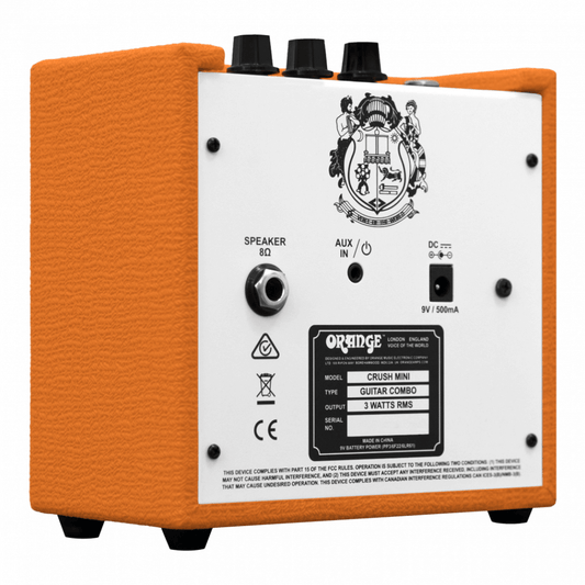 ORANGE CRUSH MINI | Amplificador de Guitarra Portátil 3W