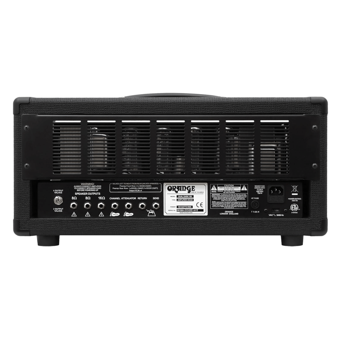 ORANGE DUAL DARK 50 | Amplificador de Guitarra High-Gain 50W – Cabezal Valvular Clase A/B