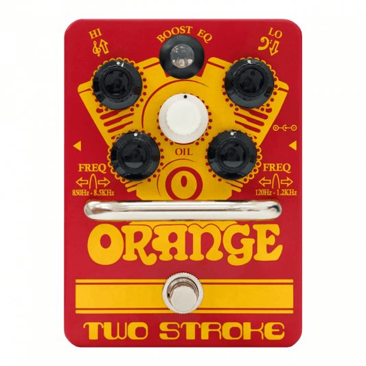 ORANGE TWO STROKE | Boost & Ecualizador Paramétrico Activo para Guitarra