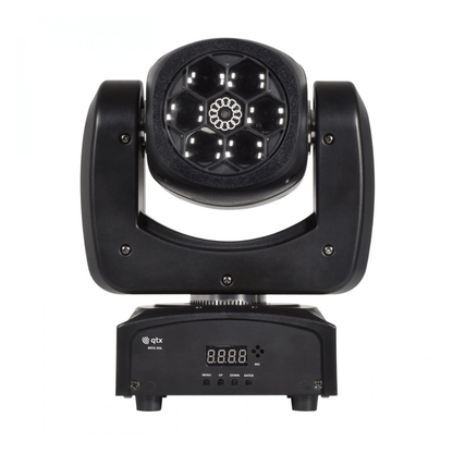 Ojo de Abeja 6 LED + Láser  - Cabezal Móvil Profesional RGBW con Efecto Combinado