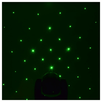 Ojo de Abeja 6 LED + Láser  - Cabezal Móvil Profesional RGBW con Efecto Combinado