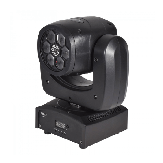 Ojo de Abeja 6 LED + Láser  - Cabezal Móvil Profesional RGBW con Efecto Combinado