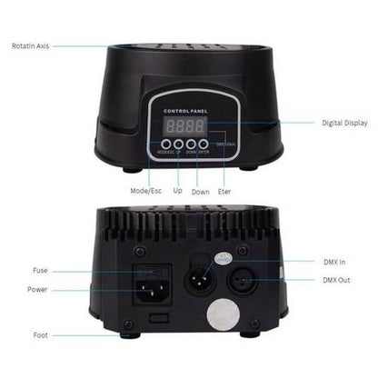 SONIC USA Party 710WX | Mini Cabeza Móvil RGBW 7×10W
