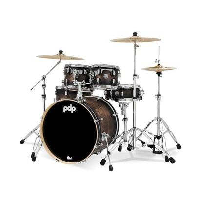PDP FS SERIES CHARCOAL FADE  | Batería 5 Piezas