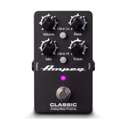 AMPEG PREAMP CLÁSICO  | Pedal Preamplificador Analógico para Bajo