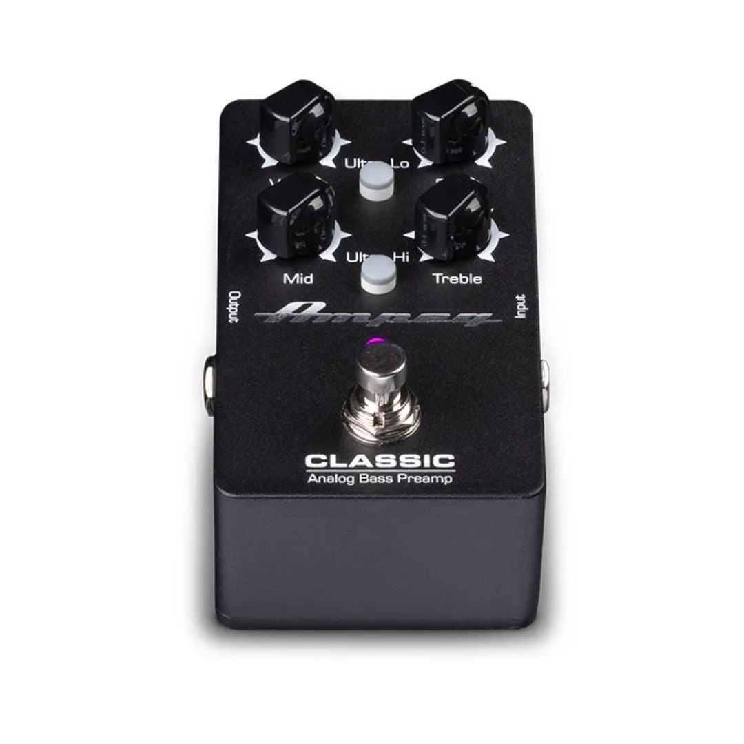 AMPEG PREAMP CLÁSICO  | Pedal Preamplificador Analógico para Bajo