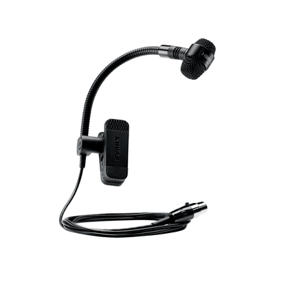 Shure PGA98H-XLR | Micrófono Condensador Cardioide con Pinza para Instrumento