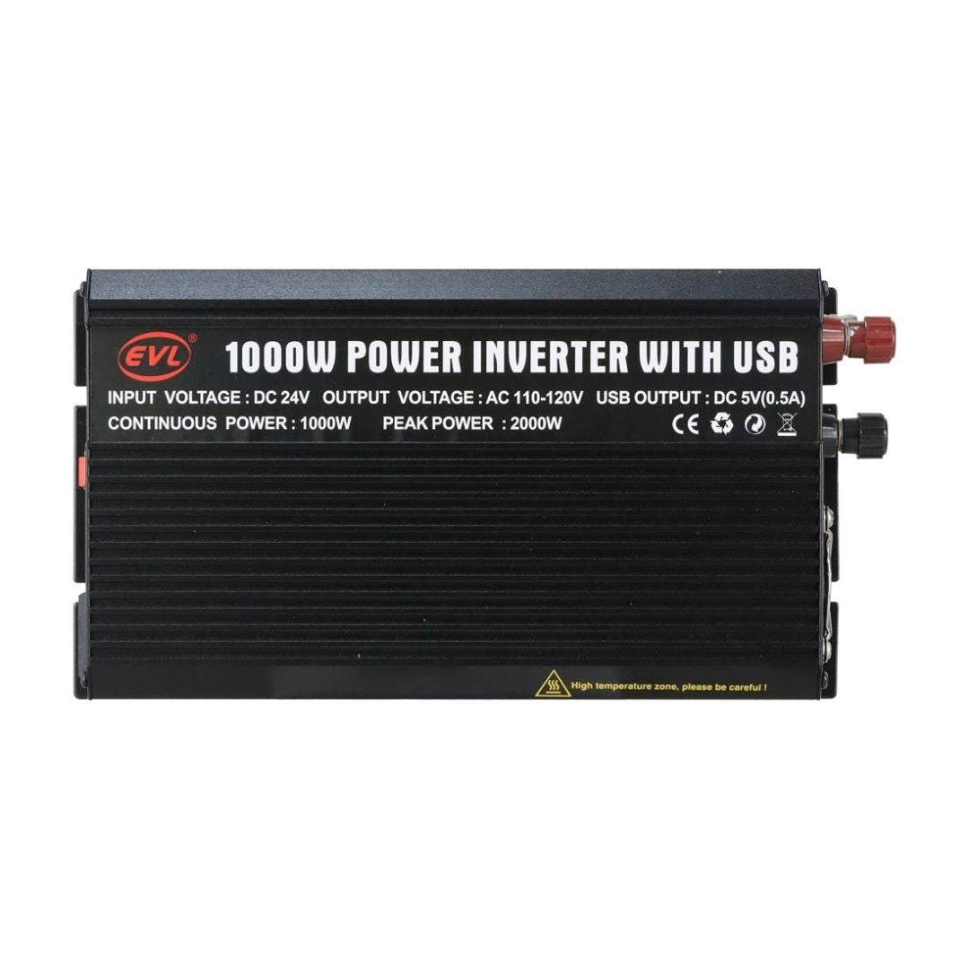 EVL PI-1024 | INVERSOR DE CARRO 1000W 24V - DESC