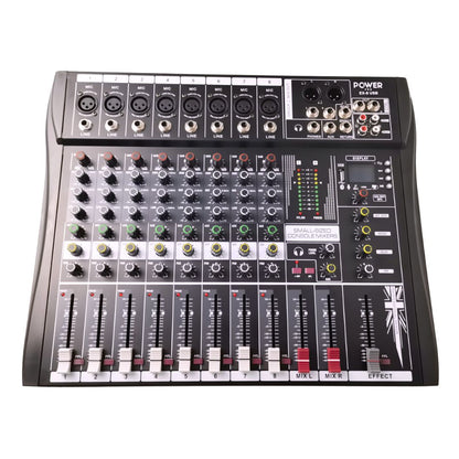 EX8-USB – Consola de Audio de 8 Canales Reales con Interfaz – POWER PRO