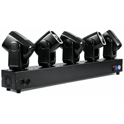 POWER PRO SM | Super Beam Cabeza Móvil 5×40W RGBW + Aro LED