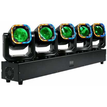 POWER PRO SM | Super Beam Cabeza Móvil 5×40W RGBW + Aro LED