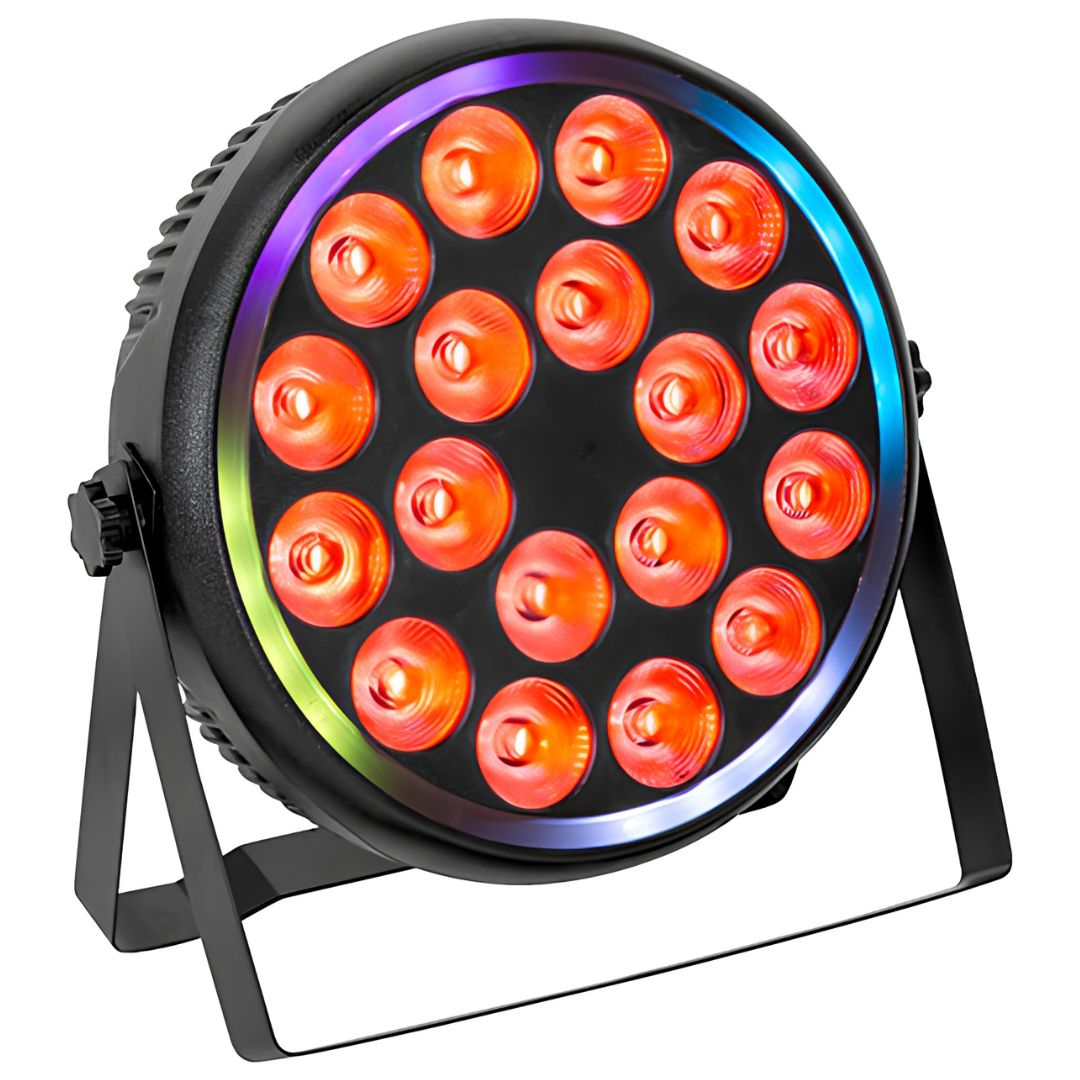 POWER PRO SM | Tacho LED RGBW 18×10W + Aro LED
