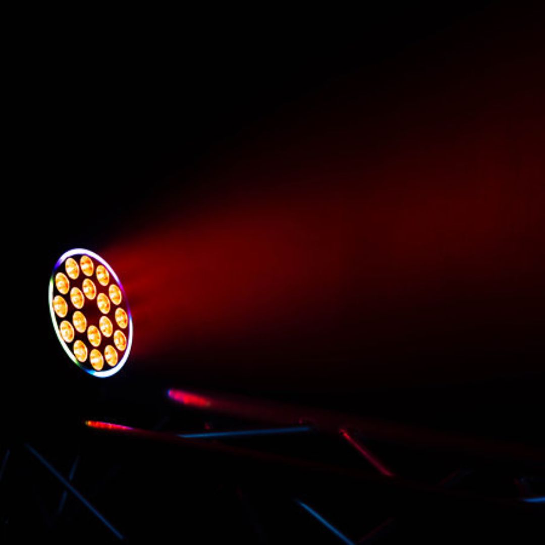 POWER PRO SM | Tacho LED RGBW 18×10W + Aro LED