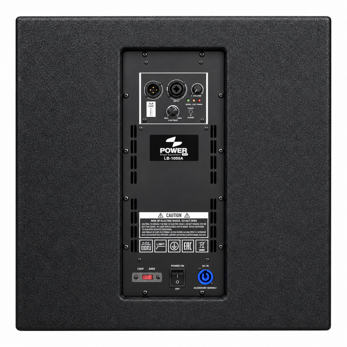 POWER PRO LB-1000A | Subwoofer Activo Madera de 18″