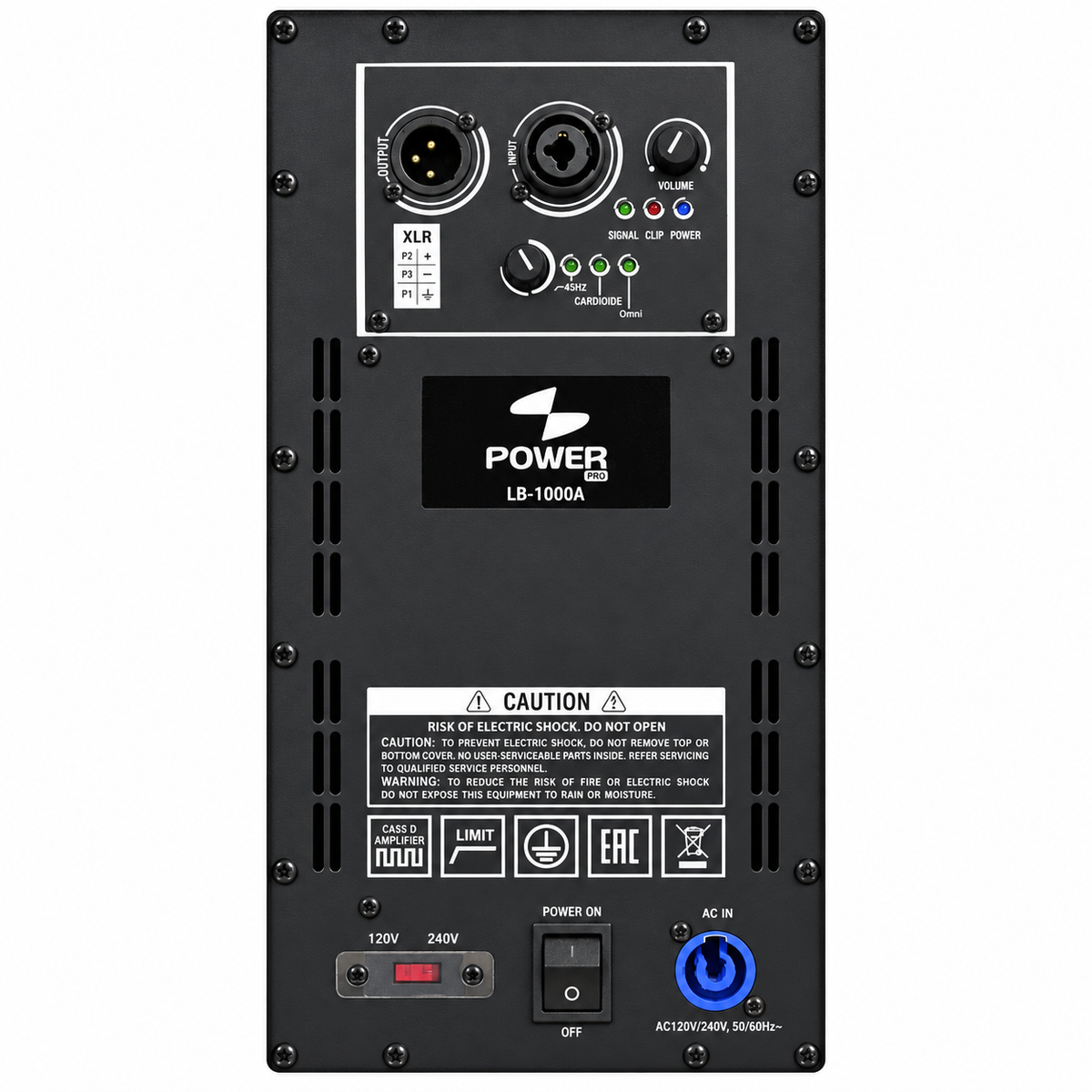POWER PRO LB-1000A | Subwoofer Activo Madera de 18″
