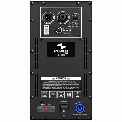 POWER PRO LB-1000A | Subwoofer Activo Madera de 18″