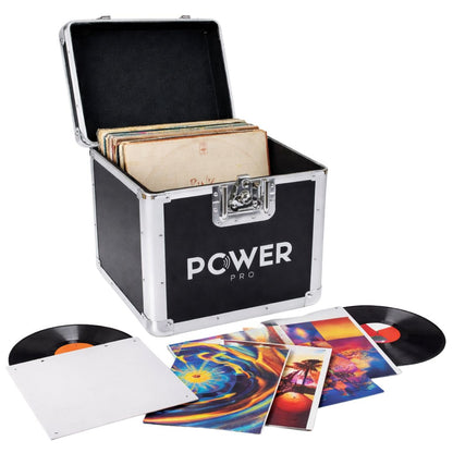 POWER PRO PP-MV1 | Rack de Transporte para 120 Discos de Vinilo 12”