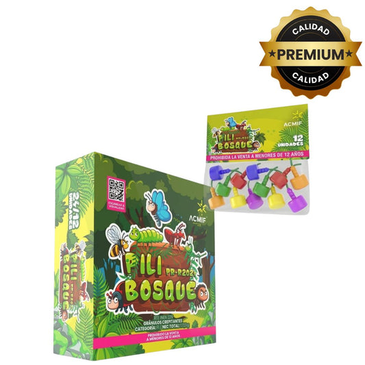 PR-2024 PILICRACKER BOSQUE | Crackers con Estrellas Multicolor