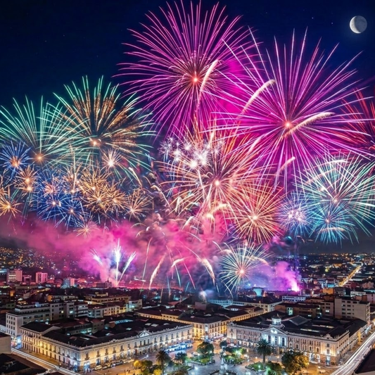 PR-C049A CRAZY | Torta de Pirotecnia 49 Disparos / 49 Efectos