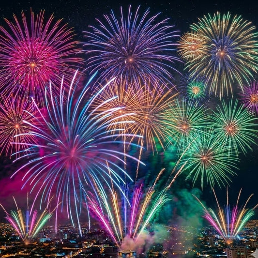 PR-C100A SÚPER SKY | Torta de Pirotecnia 100 Disparos / 100 Efectos