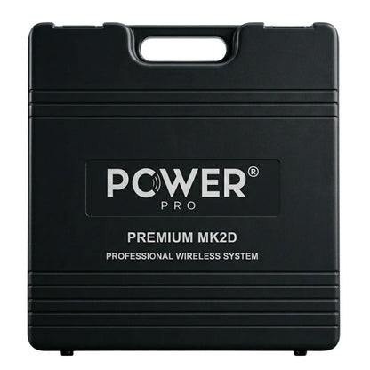 POWER PRO PR-MK2D | Micrófono Inalámbrico Doble de Diadema Premium MK2D UHF
