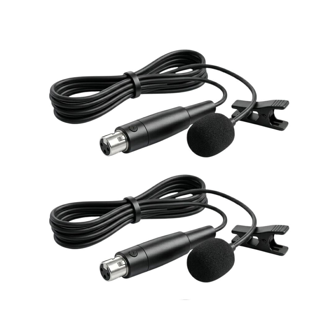 POWER PRO PR-MK2D | Micrófono Inalámbrico Doble de Diadema Premium MK2D UHF