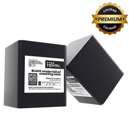 PR-PC1025D SMOKE CAKE 25 DÍA | Destellos de Humo y Cracker 25 Disparos