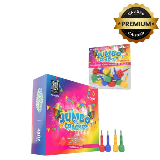 PR-R2124 PILICRACKER JUMBO | Crackers con Estrellas Multicolor