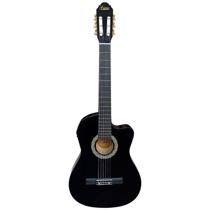 PRIMER 608-B/PCG-12CEQ #1 Negra | Guitarra Electroacústica TR 4/4 Cutaway