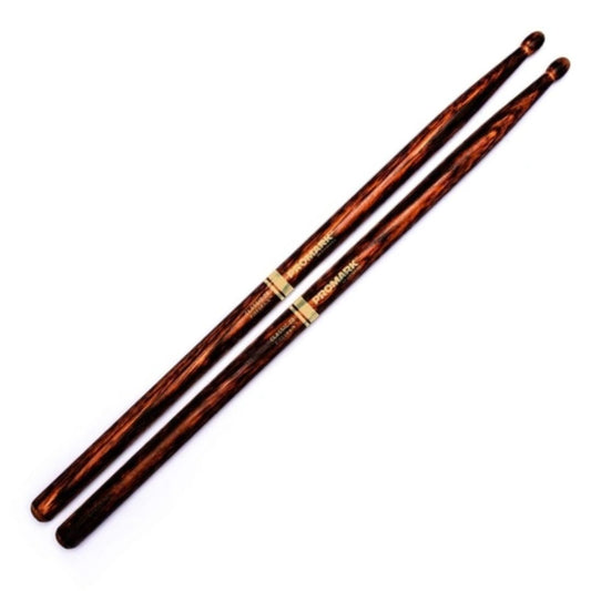 PROMARK TX2BW-FG | Baquetas FireGrain Hickory Punta Madera Ovalada