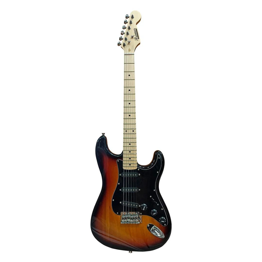 PRIMER PST-01 | Guitarra Eléctrica ST Style Maple Neck Sunburst SBT