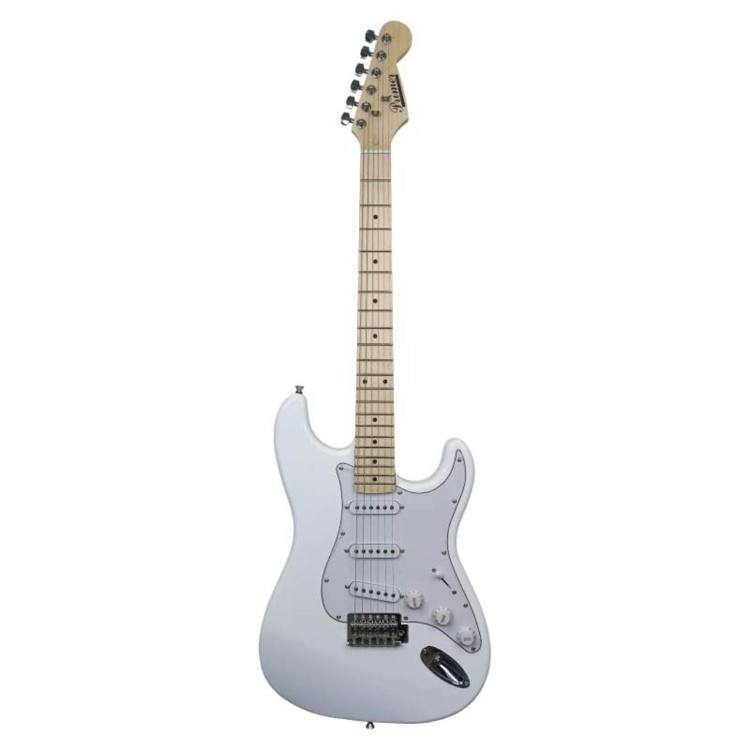 PRIMER PST-01 | Guitarra Eléctrica ST Style Maple Neck White WHT
