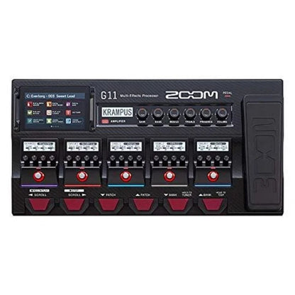 ZOOM G11 | Procesador Multiefectos Profesional para Guitarra con Pantalla Táctil y Pedal de Expresión