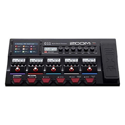 ZOOM G11 | Procesador Multiefectos Profesional para Guitarra con Pantalla Táctil y Pedal de Expresión