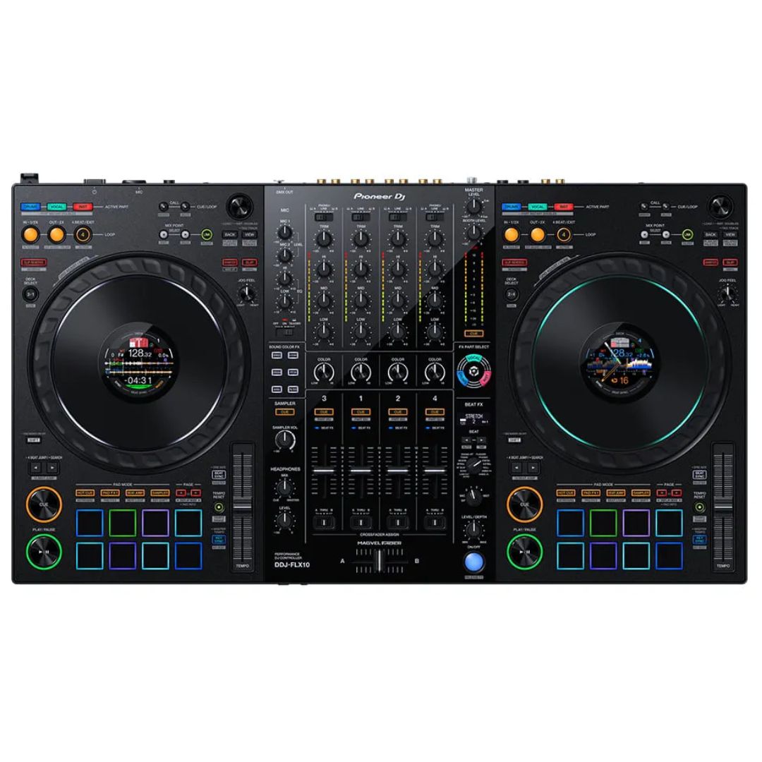 Pioneer DDJ-FLX10/CUXJ7 | Controlador DJ Profesional de 4 Canales