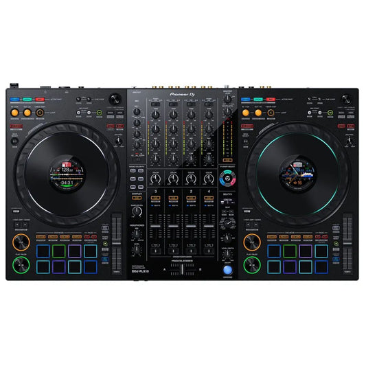 Pioneer DDJ-FLX10/CUXJ7 | Controlador DJ Profesional de 4 Canales