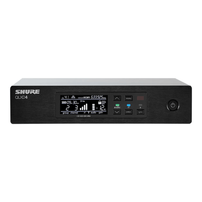 Shure QLXD4-J50 | Receptor Digital Inalámbrico para Sistemas QLX-D