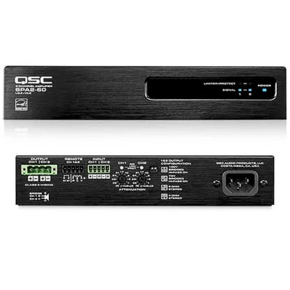 QSC SPA2-60 | Amplificador Compacto 2×60W