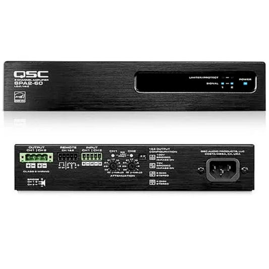 QSC SPA2-60 | Amplificador Compacto 2×60W