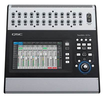 QSC CONSOLA TOUCHMIX 30 | Consola Digital 32 Canales con Pantalla Táctil 10”