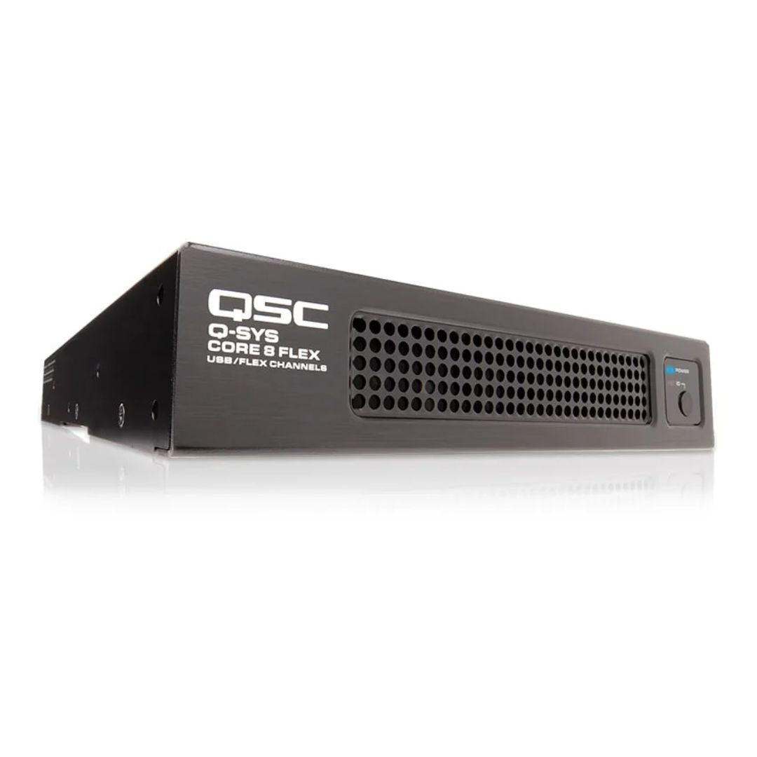 QSC CORE 8 FLEX | Procesador de Audio, Video y Control – Wave Acoustic