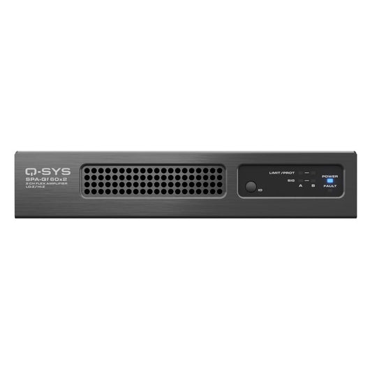 QSC SPA-Q 60X2 | Amplificador de Red Q-SYS – 2×60W Clase D