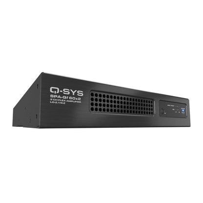 QSC SPA-Q 60X2 | Amplificador de Red Q-SYS – 2×60W Clase D